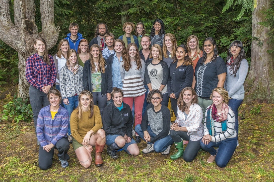 Rebekah Gardea with her fellow students from the 2016 Graduate Program cohort.