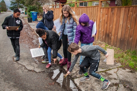 IslandWood begins a phased roll-out of Community Waters – a revised 4th grade science unit