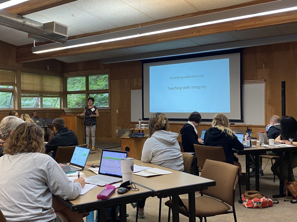We kicked off our Localizing Amplify Science Working Group with participants on our Bainbridge Island campus this week!